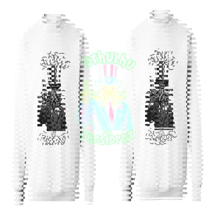 大統領のためのクトゥルフ 長袖tシャツ スウェットシャツ