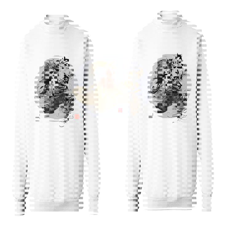 大蛇 美女 巳年 蛇神 イラスト バックプリント スウェットシャツ