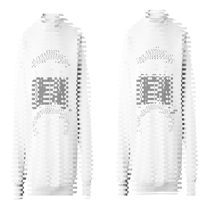 大谷翔平 ロサンゼルス ネーム&ナンバー 表裏 スウェットシャツ