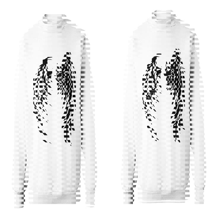 天使 悪魔 翼 神話 信仰 スウェットシャツ