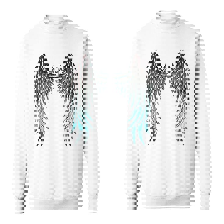 天使の羽 バックプリント スウェットシャツ