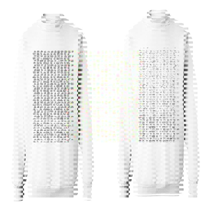 小さなかわいい多肉植物 スウェットシャツ