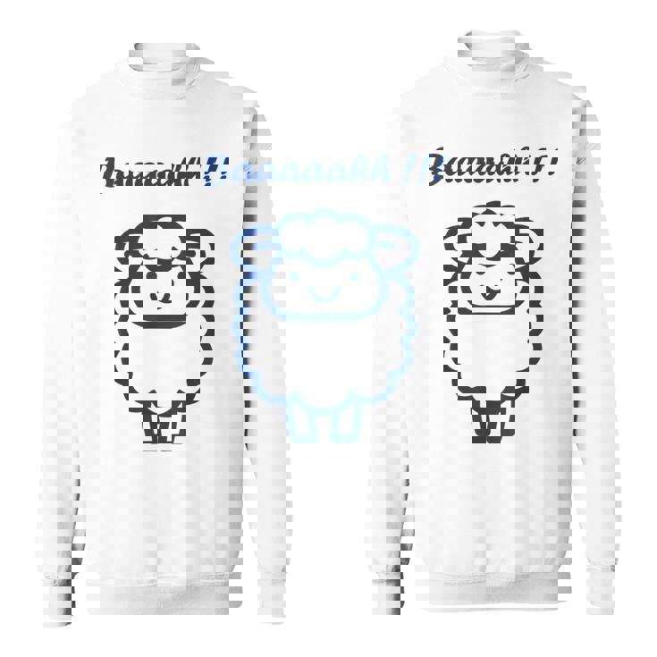 小さな羊 かわいいシンプルなミニマリストの動物 羊 スウェットシャツ