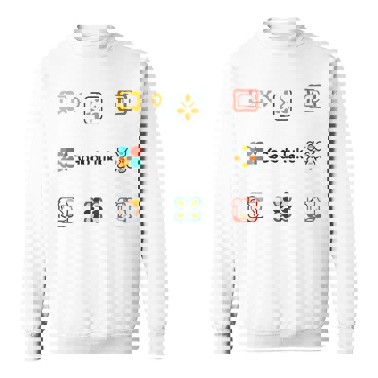 幸運を Good Luck！ロゴ アイコン 3 スウェットシャツ