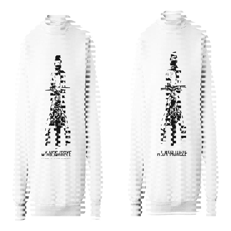 恋人はオートバイ カフェレーサー スクランブラー クラシックバイク ネイキッドバイク スウェットシャツ