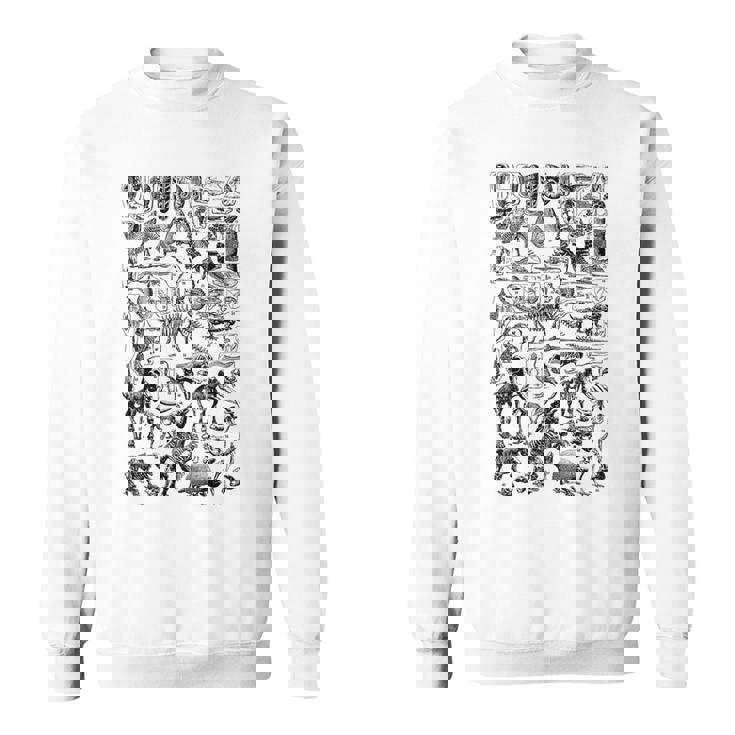 恐竜の化石 T-Rex 古生物学 ヴィンテージ 考古学 ギフト スウェットシャツ