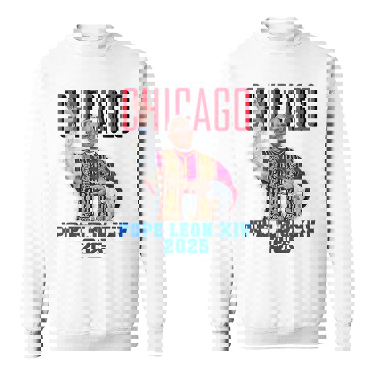 教皇レオンxiv 2025 – シカゴ初のアメリカ教皇デザイン スウェットシャツ