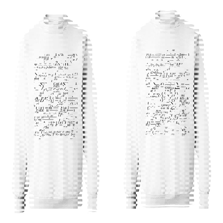 数学方程式と計算、微積分と代数、科学。 スウェットシャツ
