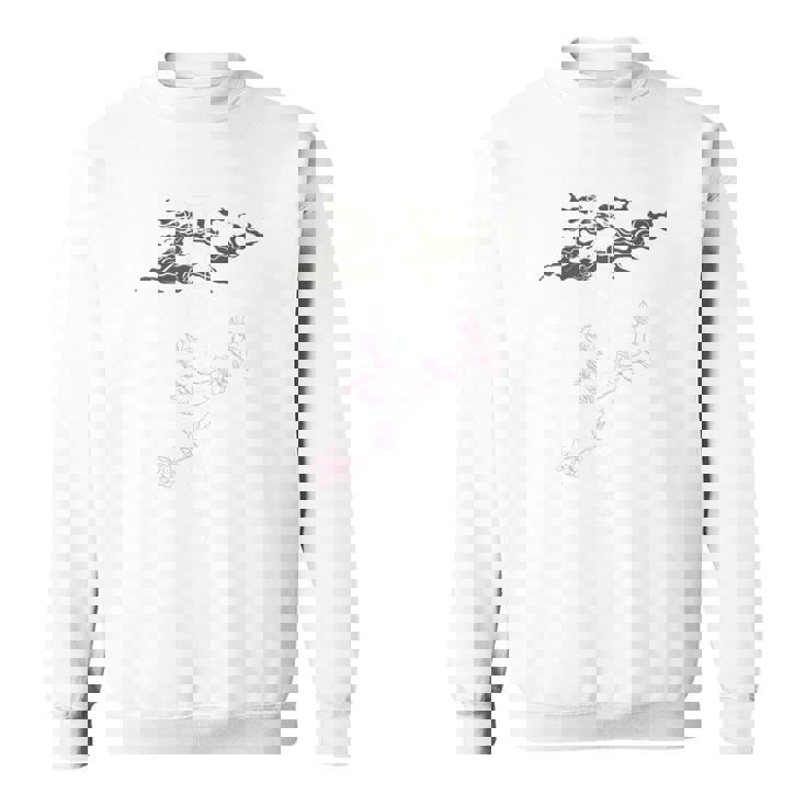 新「麒麟に似た雲／とほかみえみため」 言霊 ホツマ文字 ヲシテ文字 とほかみゑひため 龍神 開運 お守り バックプリント スウェットシャツ