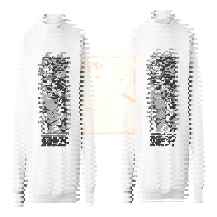 日本のアニメ漫画とカワイイ美学 長袖tシャツ スウェットシャツ