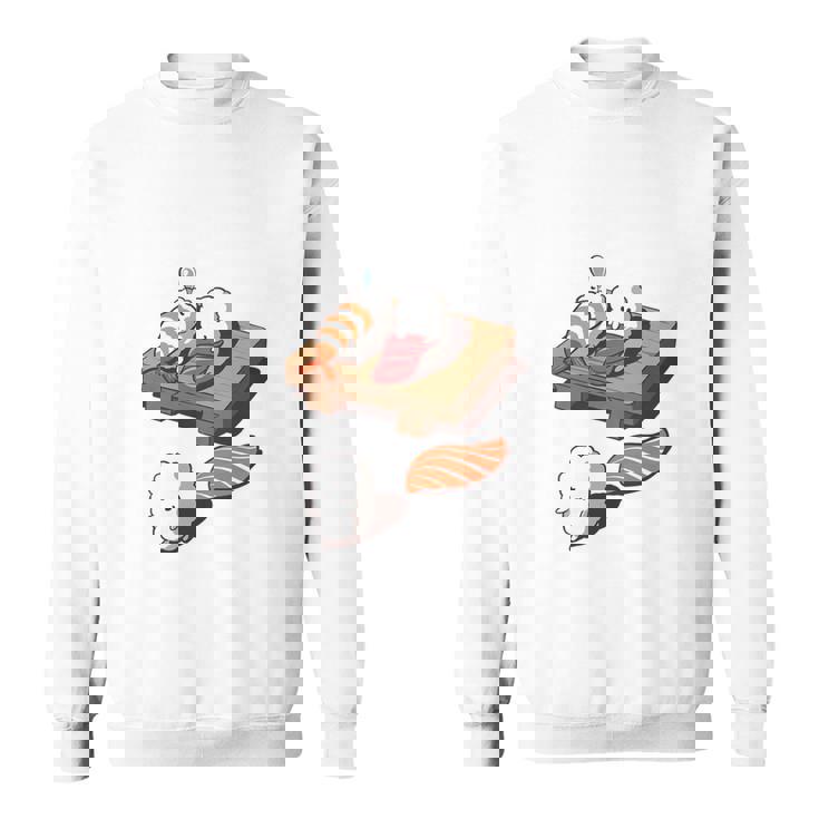 時すでにおすし ネタ ことわざ 言い間違いことわざ ジョーク ギャグ ダジャレ ツッコミ 寿司 長袖tシャツ スウェットシャツ