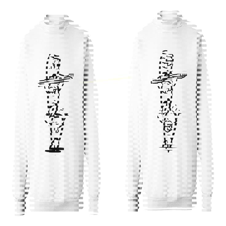 歯科医矯正歯科歯の歯 スウェットシャツ