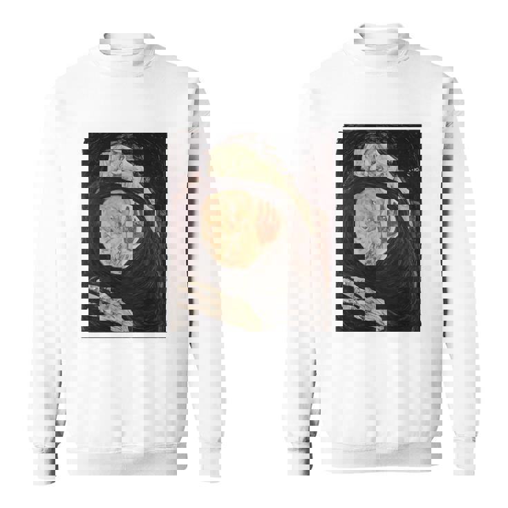 死んだ母 エゴン・シーレ作 1910 長袖tシャツ スウェットシャツ