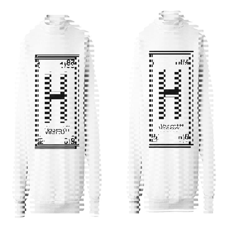 水素シンボルコスチューム。 スウェットシャツ