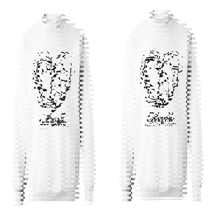 牡蠣のキャラクター「Cute Oyster」黒ver スウェットシャツ