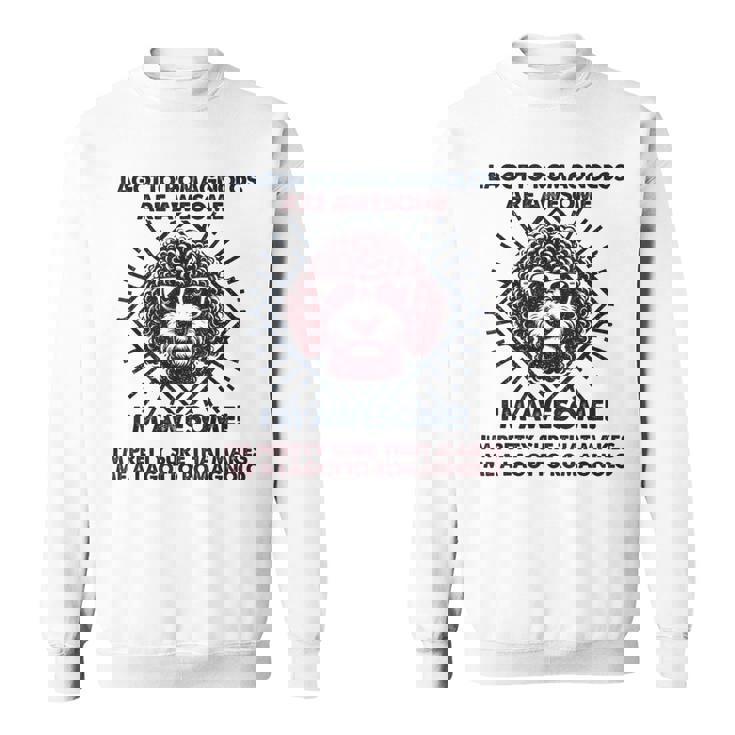 犬のお父さんはすごい-ブリード・ラゴット・ロマニョーロ・ドッグ・マム スウェットシャツ