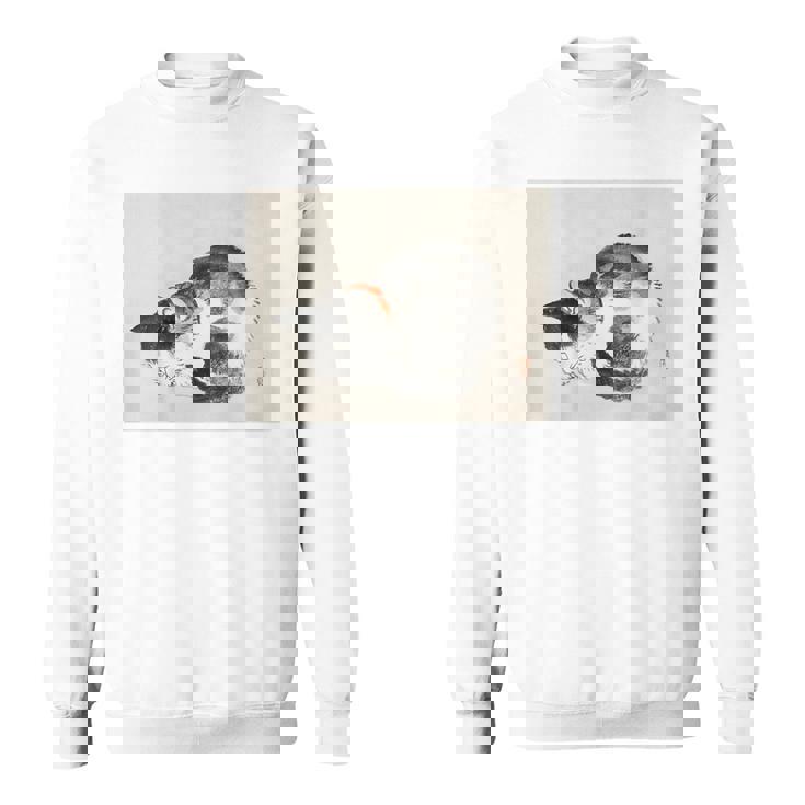 眠れる猫 子猫 このばいれい 日本 美術 絵画 かわいい 墨 スウェットシャツ