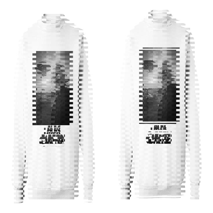 私は戻ってきた同志、共産主義者、カール・マルクス スウェットシャツ