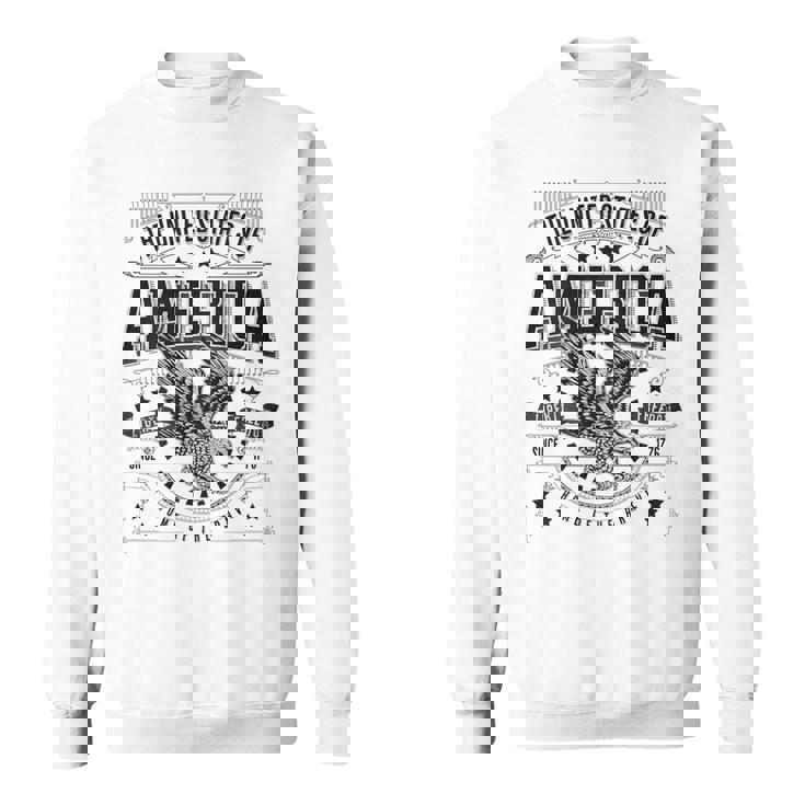 米国 アメリカン イーグル アメリカ国旗 パトリオット Usa バックプリント メンズ スウェットシャツ