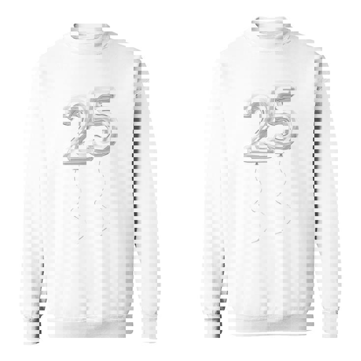 結婚25周年記念バルーン No スウェットシャツ