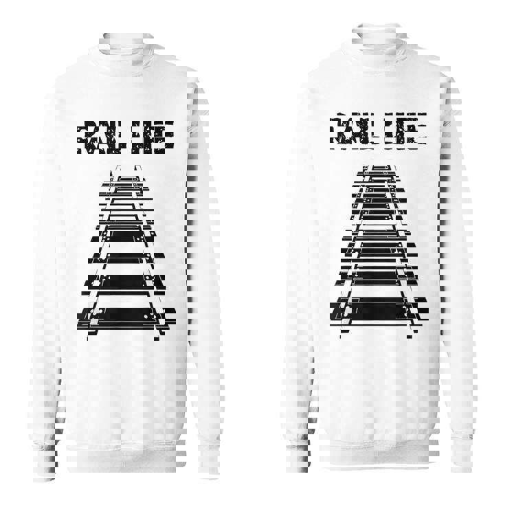 線路付きレールライフ 鉄道作業員と鉄道模型用 スウェットシャツ