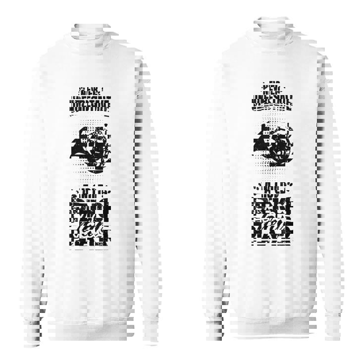 老フレンチ・ホルン奏者を侮るなかれ スウェットシャツ