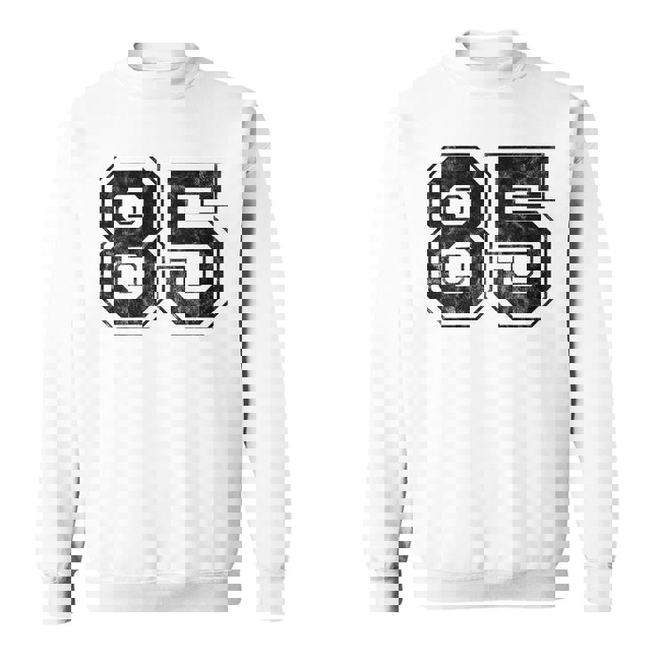 背中に85番 スウェットシャツ