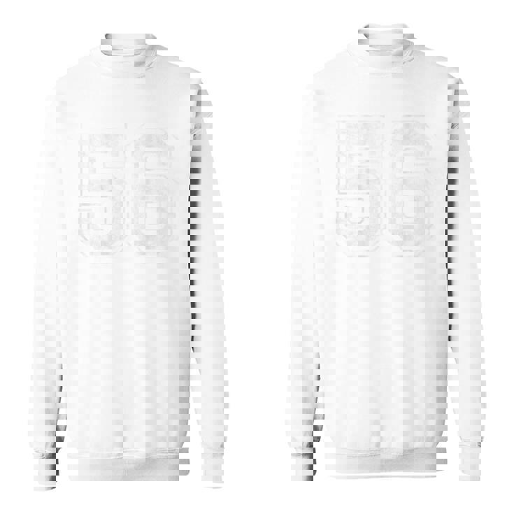 背面に56番。 スウェットシャツ