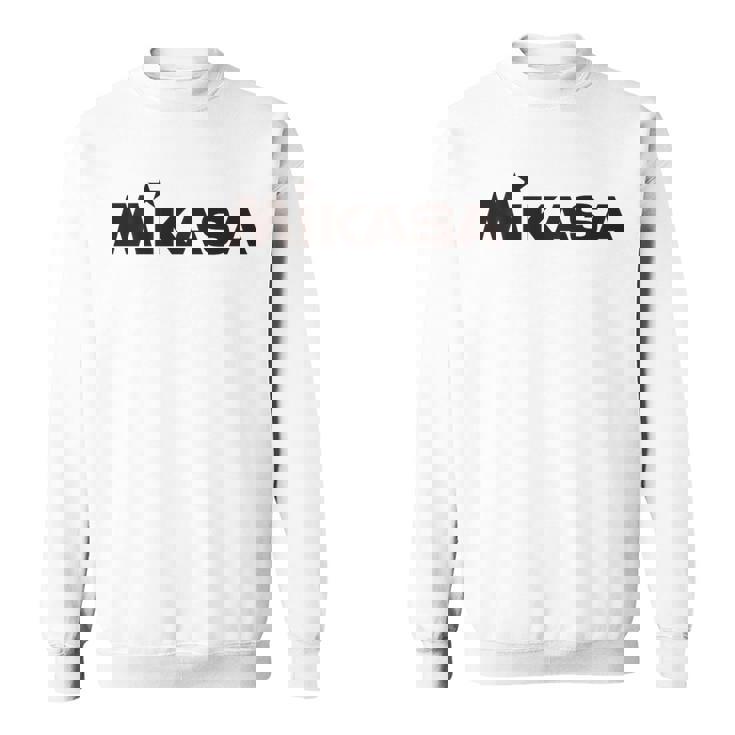 背面ロゴbkプリント バレーボール スウェットシャツ