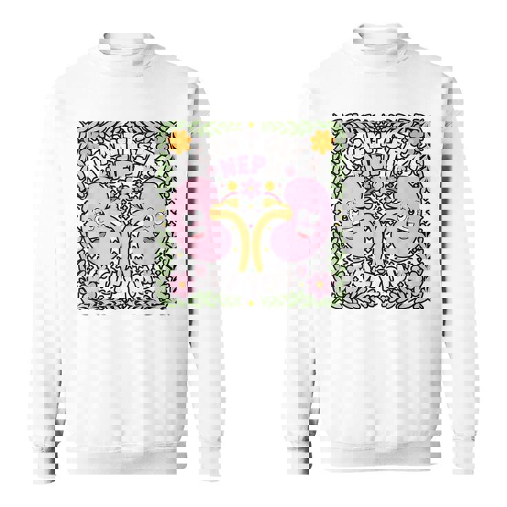 腎臓 看護師 医学 腎臓 看護 登録看護師 スウェットシャツ