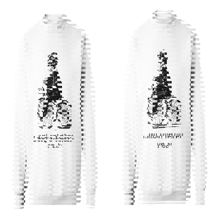 自転車に乗ったベートーベン ルートヴィグバン ベートーベン スウェットシャツ