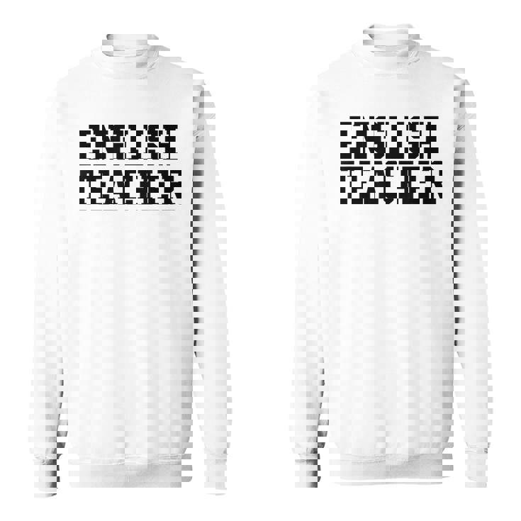 英語教師 かわいい教師の学校服 スウェットシャツ