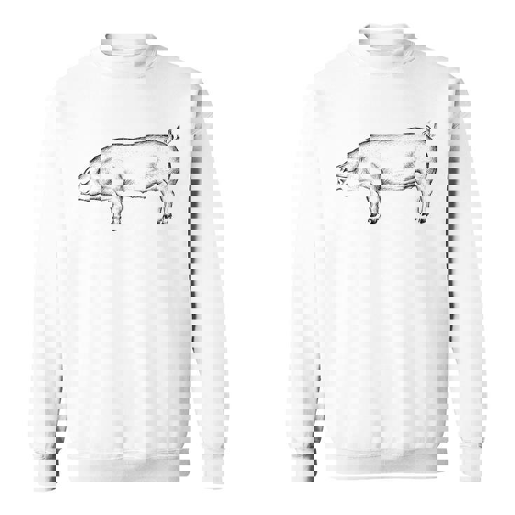 豚 豚モチーフ ピグレット 農家 農家 スウェットシャツ