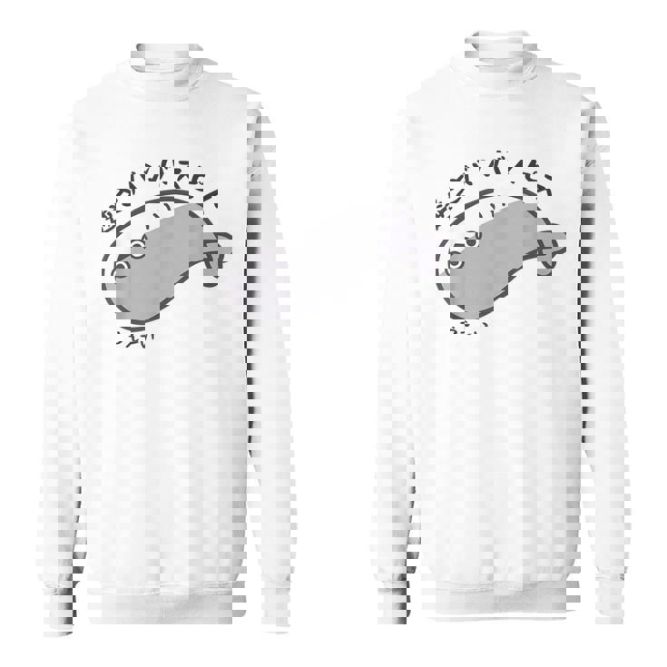 逆さバンバスピス サカバンバスピース サカバンバスピス ギャグ ダジャレ お笑い好き 古代魚 ネタ お笑い おもしろ ネ スウェットシャツ