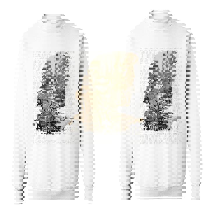 連帯を呼ぶ時 我々はaunganuu Kyiと共に 長袖tシャツ スウェットシャツ