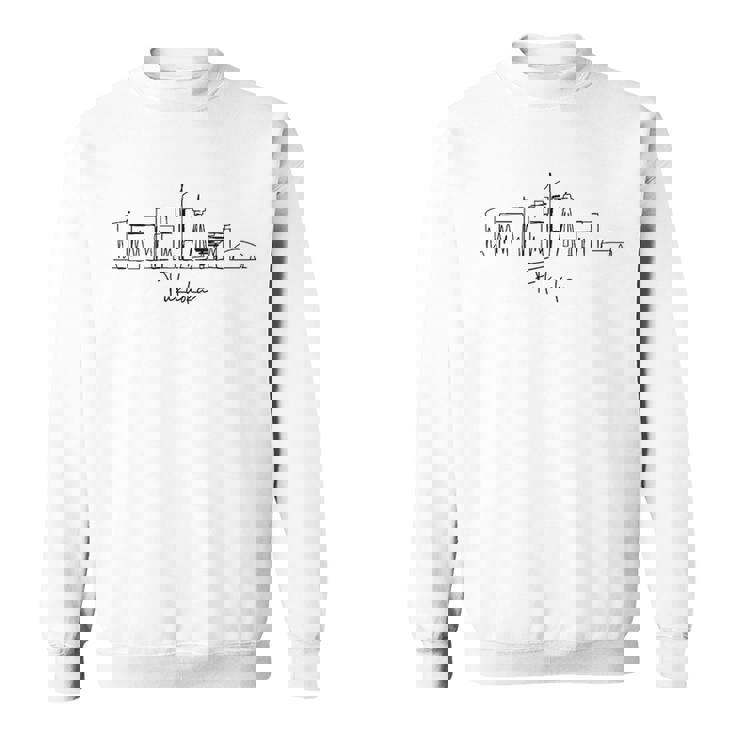 都市 スカイライン 旅行 お土産 観光 福岡 日本 スウェットシャツ