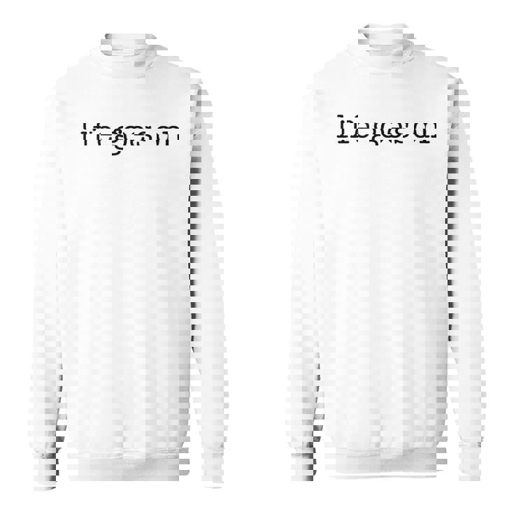 防弾少年団ライフ・ゴーズ・オン・ミニマリスト スウェットシャツ