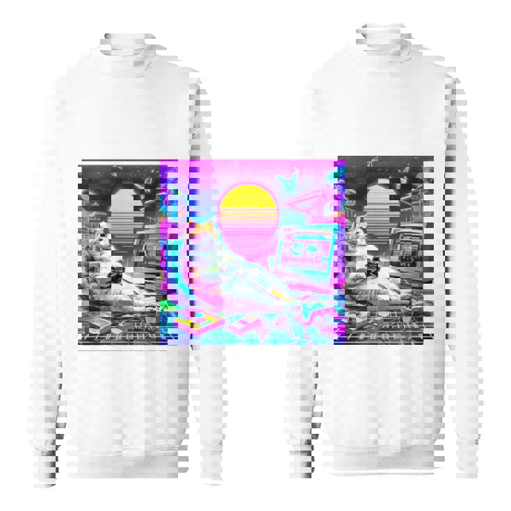 面白いtシャツ 猫 ゲーム ネコ ゲーマー メンズ 猫好き グッズ かわいい おもしろ 面白い 服 ネタ 長袖tシャツ スウェットシャツ