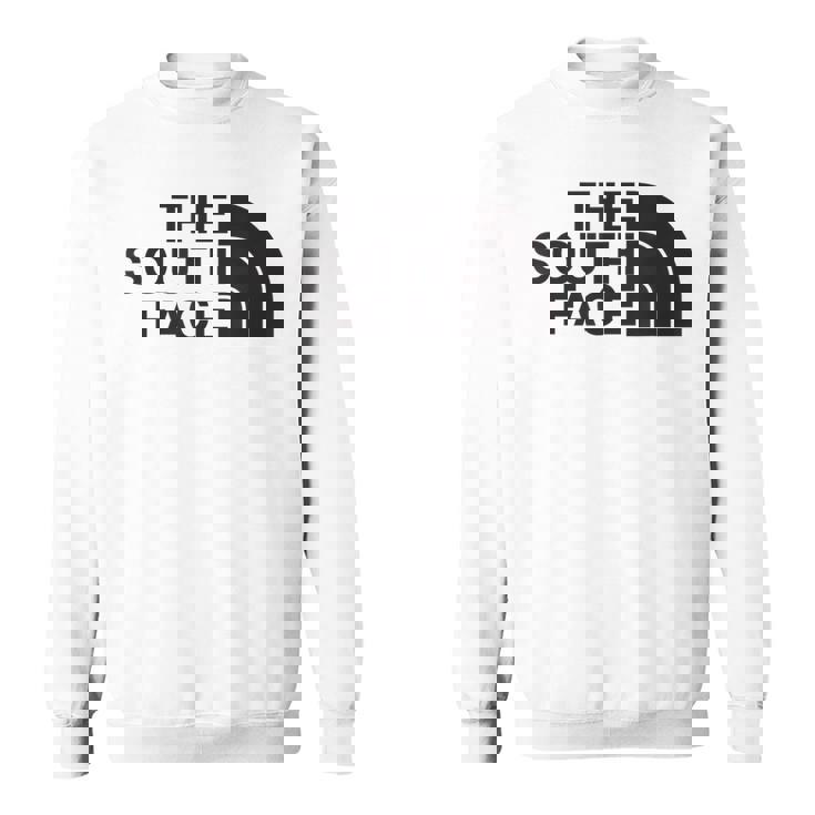 面白いパロディシャツ 夏のクールなデザインのための南の顔 スウェットシャツ