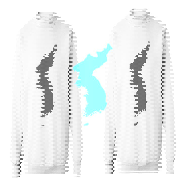 韓国統一旗、韓国統一地図 スウェットシャツ