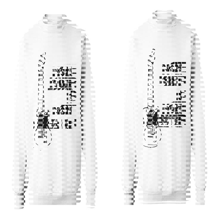 音量が大きいほど良い スウェットシャツ