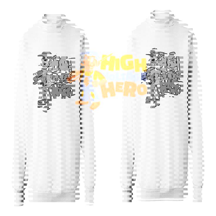 高圧ヒーロー 電子技術者 電気技師 スウェットシャツ