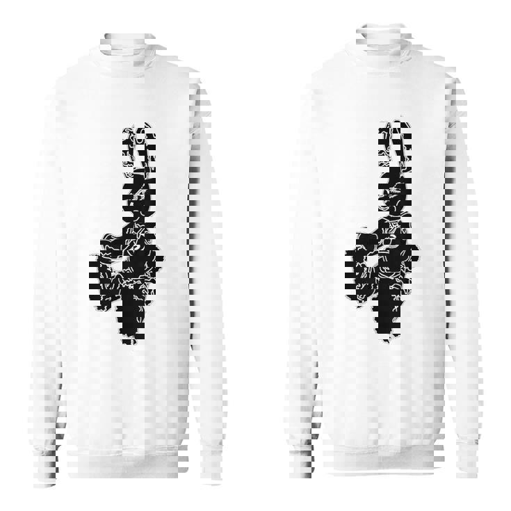 黒うさぎ星人 スウェットシャツ