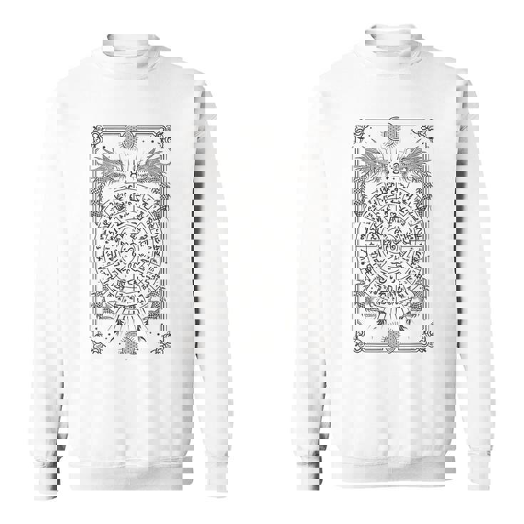 龍体文字フトマニ図 タロット 幸運 スウェットシャツ