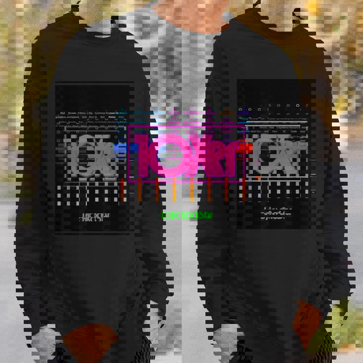 10Xer クール オリジナルアートワーク ロックスター エレクトロニック バンド スウェットシャツ 彼への贈り物