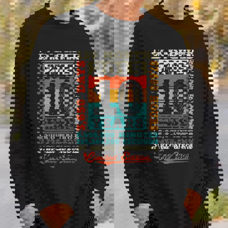 10歳の誕生日 10歳 120ヶ月 すごい生まれ 2015 スウェットシャツ 彼への贈り物