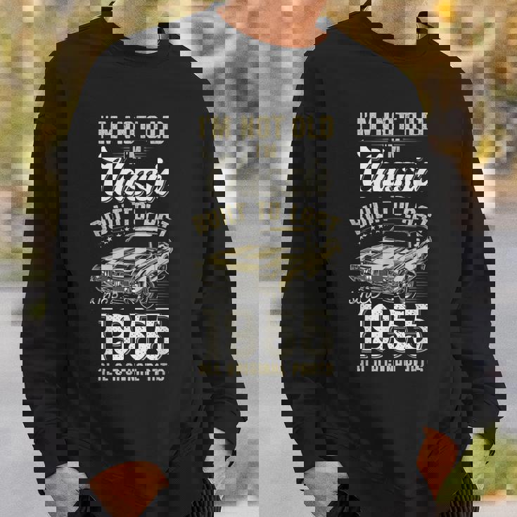 1955年生まれ、70歳の誕生日、クラシックカー スウェットシャツ 彼への贈り物