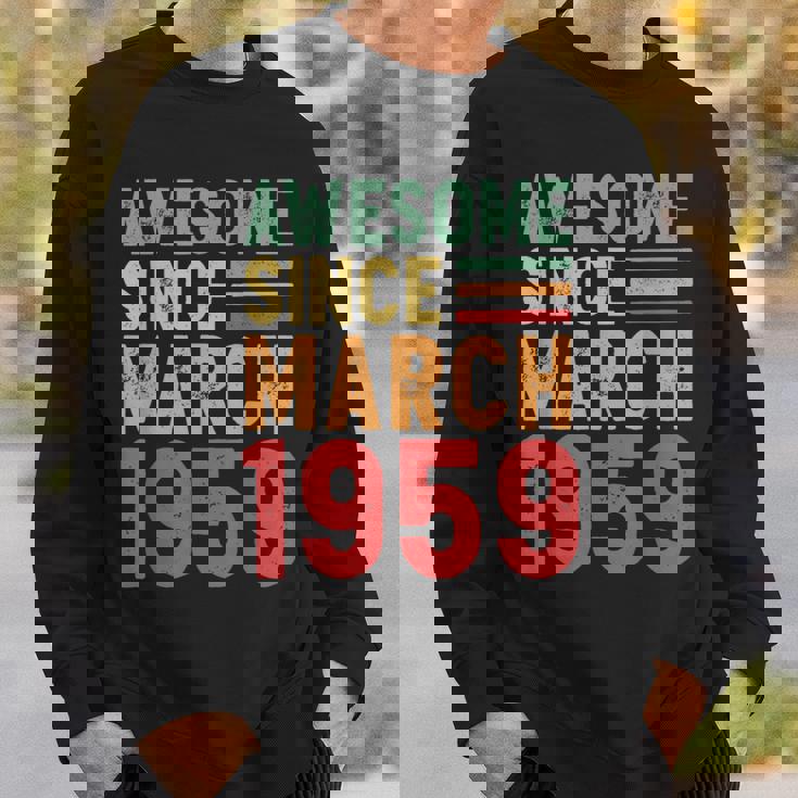 1959年3月から素晴らしい70歳の誕生日プレゼント。 スウェットシャツ 彼への贈り物