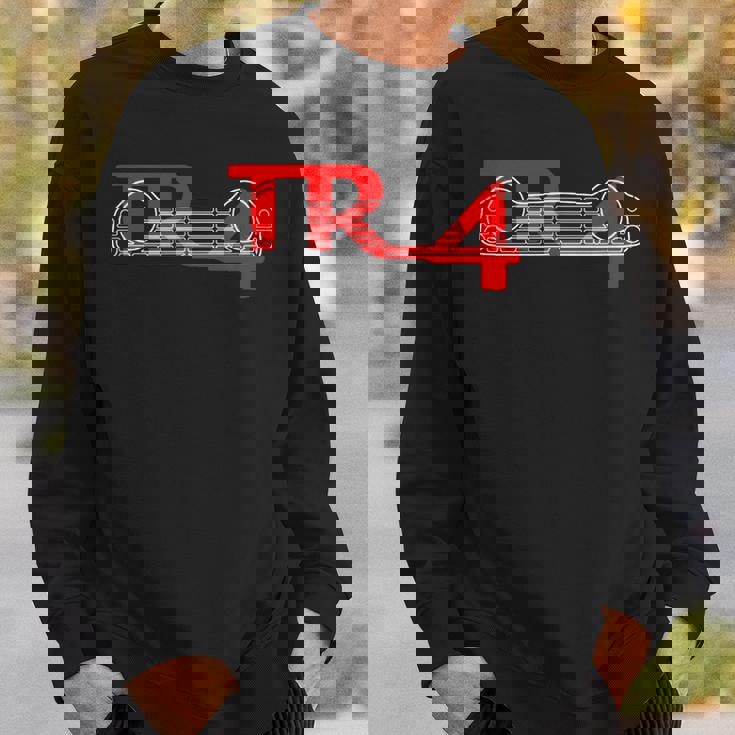 1960年代トライアンフ Tr4クラシック英国カーグリルとエンブレム。 スウェットシャツ 彼への贈り物