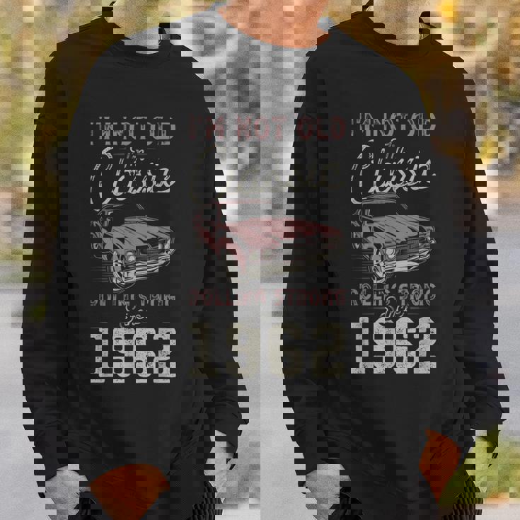 1962 マッスルカー 63歳の誕生日 クラシックカー スウェットシャツ 彼への贈り物